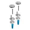Clou Hängematte CL10574000 Set Scharniere für Clou Hängematte WC-Sitze CL0406040 und CL0406060