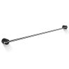 Decor Walther 0975364 Stone HTE80 handdoekhouder 80cm chroom/ mat zwart