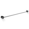 Decor Walther 0975365 Stone HTE80 handdoekhouder 80cm RVS geborsteld/ mat zwart