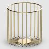 Decor Walther Gäste 0859282 DW 220 Abfalleimer ohne Deckel matt gold