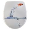 Diaqua Nice 31171229 toiletzitting met deksel motief Jumping Fish