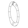 HSK E100140-4-41 bow handle chrome
