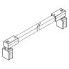 HSK E100341-90 Stabilisierungsstütze 120cm Edelstahloptik