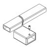 HSK E88338-41 Stabilisierungsstütze (Hohlprofil) 100cm chrom