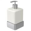 Haceka Aline 1208593 soap dispenser white ceramic / brushed aluminum