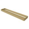 Haceka Aline 1208684 dubbele handdoekhouder 60cm geborsteld goud