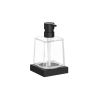 Inda Divo 1500 A15120NE03 soap dispenser clear glass matt black