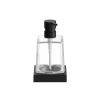 Inda Divo 1500 A2012ZNE03 soap dispenser clear glass matt black
