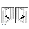 Kermi 2534049 spatwaterdichting 1 x 98,5cm - 6mm