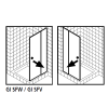 Kermi 2534060 spatwaterdichting 1 x 98,5cm - 6mm