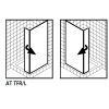 Kermi 2534104 spatwaterdichting 1 x 98,5cm - 6mm
