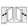 Kermi 2534104 spatwaterdichting 1 x 98,5cm - 6mm