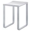 Keuco Collectie Plan 14982170037 bathroom stool aluminium silver anodized/ dark grey (RAL 7021)