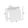 Smedbo Air AK3414 toilet roll holder with cover chrome