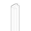 Novellini R504BJ3P1-A vertical sealing strip white 030