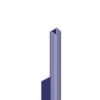 Novellini R50ABERS1-TR verticale afdichtingsstrip deur links transparant