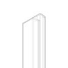 Novellini R50BJAH1-TR verticale afdichtingsstrip transparant