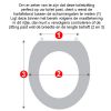 Pressalit 300 548000-D08999 toiletzitting met deksel wit