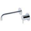 Pure Duero DU5404-WI wash basin tap 2-hole complete with built-in matt white