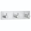 Smedbo Beslagsboden B1107 design hook rack brushed stainless steel