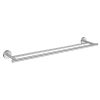 Smedbo Home HS3364 dubbele handdoekhouder 65cm mat chroom