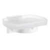 Smedbo House RX342 holder with soap dish white