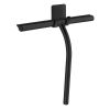 Smedbo Sideline DB2140 shower squeegee with self-adhesive hook black stainless steel