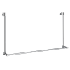 Smedbo Sideline DK3101 handdoekrek voor douchewand 60cm chroom