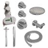 Brauer Carving 5-CE-101 thermostatic concealed rain shower SET 05 chrome