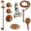 Brauer Carving 5-GK-119 thermostatic concealed rain shower SET 23 copper brushed PVD