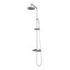 Brauer Carving 5-NG-087-1 body thermostatic rain shower SET 01 stainless steel brushed PVD