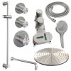 Brauer Carving 5-NG-118 thermostatische inbouw regendouche SET 22 RVS geborsteld PVD