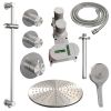 Brauer Carving 5-NG-120 thermostatische inbouw regendouche SET 24 RVS geborsteld PVD