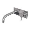 Brauer Edition 5-CE-004-B1 concealed basin mixer with curved spout and cover plate model E1 chrome