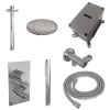 Brauer Edition 5-CE-054 thermostatic concealed rain shower 3-way diverter SET 29 chrome