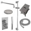 Brauer Edition 5-CE-062 thermostatic concealed rain shower 3-way diverter SET 39 chrome