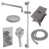 Brauer Edition 5-CE-068 thermostatische inbouw regendouche 3-weg omstelling SET 45 chroom