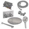 Brauer Edition 5-CE-167 thermostatic concealed rain shower with push buttons SET 56 chrome