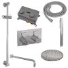 Brauer Edition 5-CE-174 thermostatische inbouw regendouche met drukknoppen SET 63 chroom
