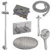Brauer Edition 5-CE-183 thermostatische inbouw regendouche met drukknoppen SET 72 chroom