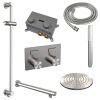 Brauer Edition 5-NG-172 thermostatische inbouw regendouche met drukknoppen SET 61 RVS geborsteld PVD