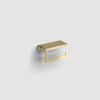 Clou Fold CL/09.04029.82 toiletrolhouder met cover goud geborsteld PVD