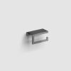 Clou Fold CL/09.04029.84 toiletrolhouder met cover gunmetal geborsteld PVD