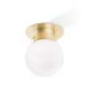 Decor Walther 0213113 GLOBE 20 plafondlamp ø19cm mat goud