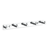 Decor Walther 0530500 BA HAK5 vijfvoudige haak chroom