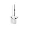 Decor Walther 0654200 DW 94 toiletborstelgarnituur wand gesatineerd glas/ chroom