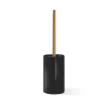 Decor Walther 0826065 DW 6100 toiletborstelgarnituur staand porselein zwart/ goud