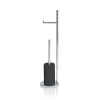 Decor Walther 0838405 DW 6700 toilet brush holder/ toilet roll holder standard chrome/black