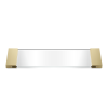 Decor Walther 0848744 TAB 34 schaal/ tray 34x12cm opaalglas/ mat goud