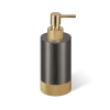 Decor Walther 0853567 CLUB SSP1 zeepdispenser mat donker metaal en mat goud